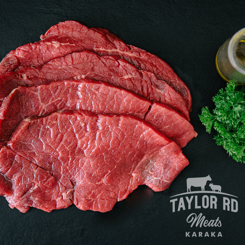 Taylor Road Meats offers mouthwatering Beef Schnitzel, expertly prepared for a crispy coating and tender, juicy centre, perfect for a quick and delicious meal