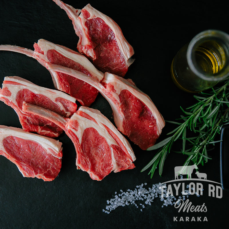 Taylor Road Meats offers succulent Lamb Cutlets, known for their tender texture and rich flavour, perfect for grilling, roasting, or pan-searing to perfection