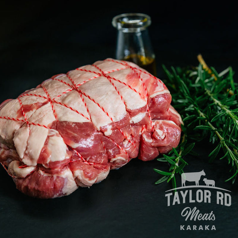 Taylor Road Meats presents succulent Lamb Rolled Roast, expertly prepared for tenderness and flavour, perfect for roasting to perfection for a delicious meal