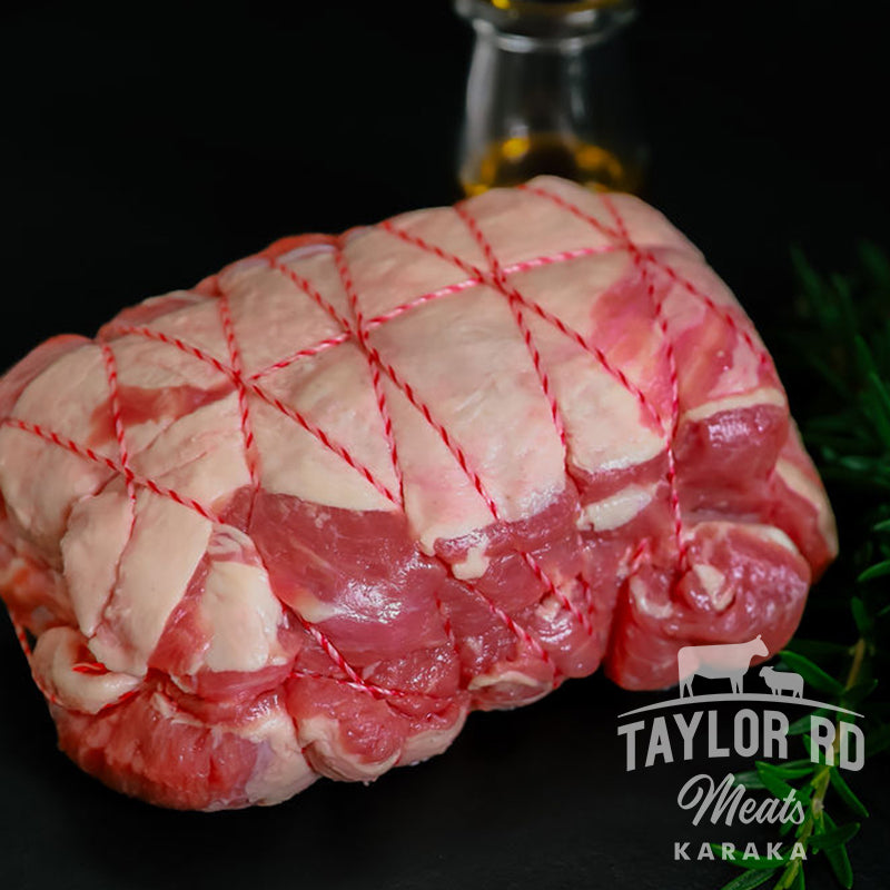 Taylor Road Meats presents succulent Lamb Rolled Roast, expertly prepared for tenderness and flavour, perfect for roasting to perfection for a delicious meal