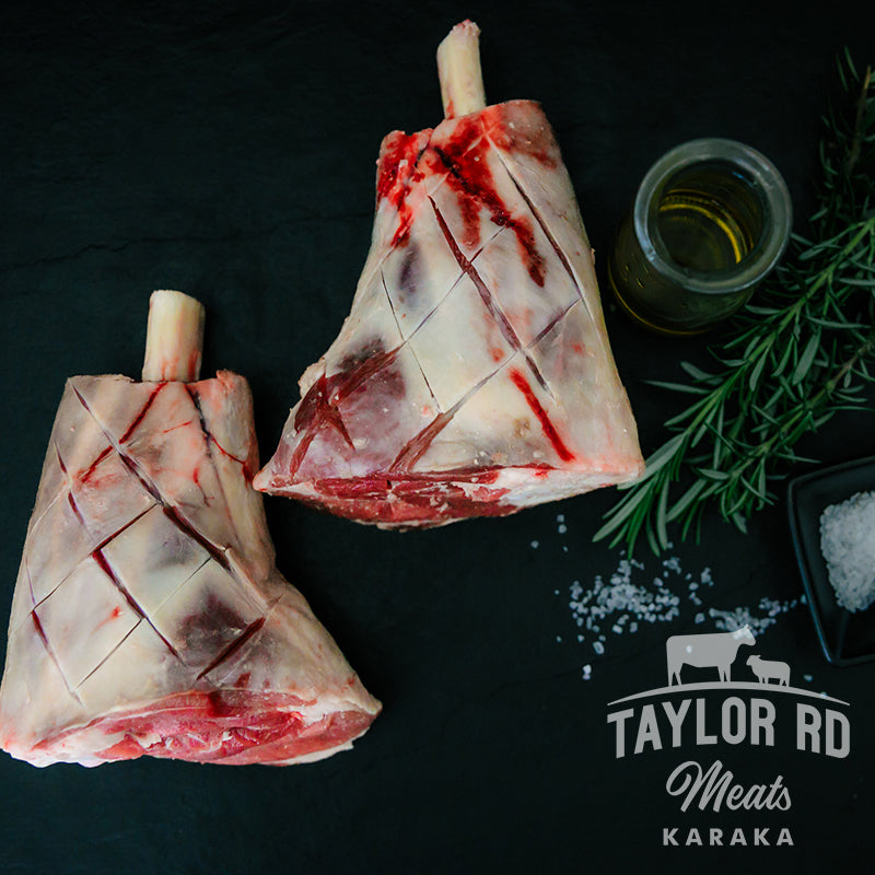 Taylor Road Meats offers succulent Lamb Shanks, known for their rich flavour and tender texture, perfect for slow cooking or braising to perfection, ensuring a hearty and satisfying mea