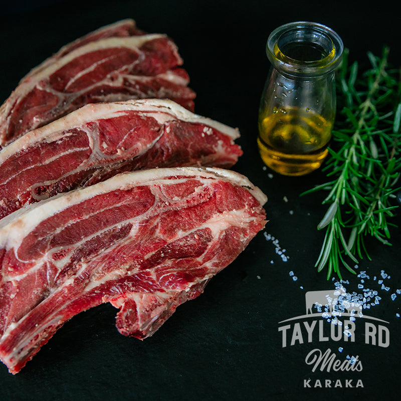 Taylor Road Meats presents tender Lamb Shoulder Chops, renowned for their succulence and rich flavour, perfect for grilling, frying, or roasting to perfection