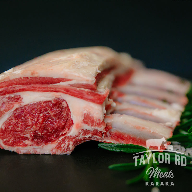 Taylor Road Meats offers premium Rack of Lamb, prized for its tender meat and delicious flavour, perfect for roasting or grilling to perfection